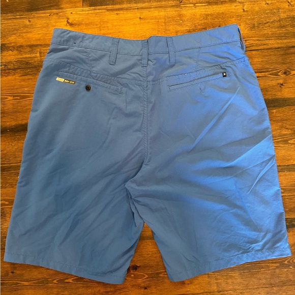 Hurley shorts, 34” waist, blue, 9” inseam, Nike Dri-Fit - Picture 2 of 7